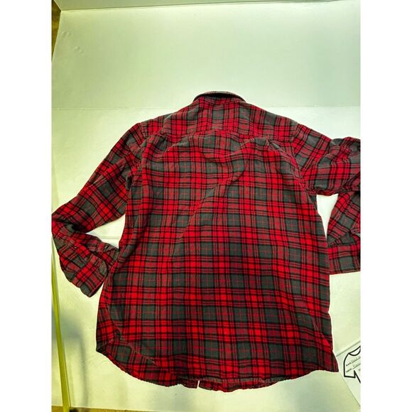 Faded Glory long sleeve Classic red flannel  Size Medium - Picture 6 of 6